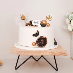 12" Square Natural Wooden Cake Cupcake Dessert Stand - Brown With Black 14 12" Square Natural Wooden Cake Cupcake Dessert Stand - Brown With Black -Optimal Home Decoration 12 square natural wooden cake cupcake dessert stand brown with black cake wod007 12 nat 29563942928447
