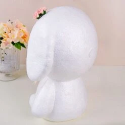 12" Tall 3D Puppy Styrofoam Animals DIY Craft Arts - White -Optimal Home Decoration 12 tall 3d puppy styrofoam craft diy arts party decoration white foam craf dog01 m 29195594006591