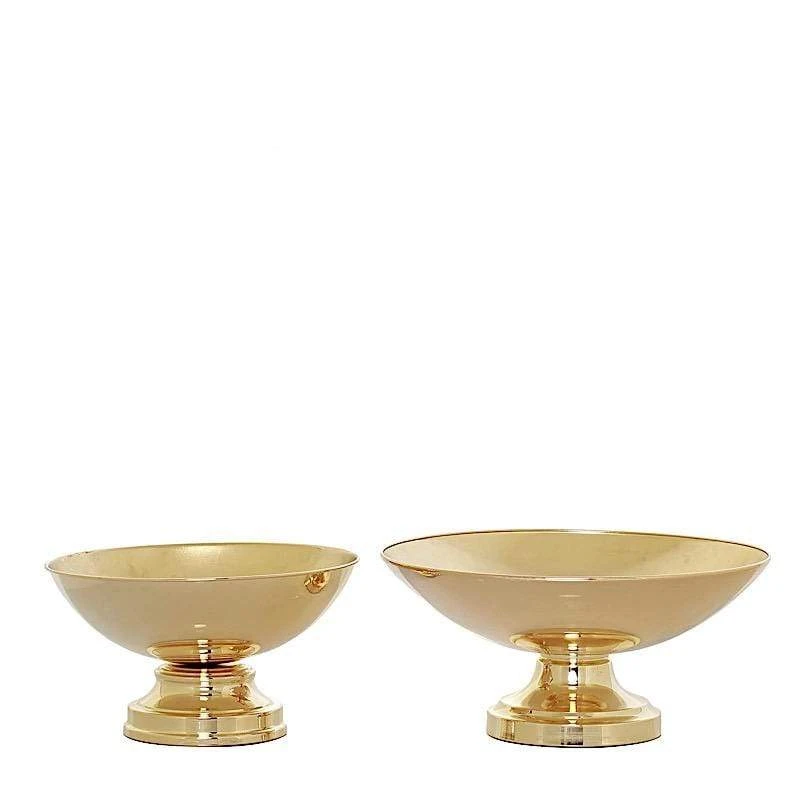 12" Tall Wedding Centerpiece Pedestal Table Compote Vase Bowl 6 12" Tall Wedding Centerpiece Pedestal Table Compote Vase Bowl - Image 4