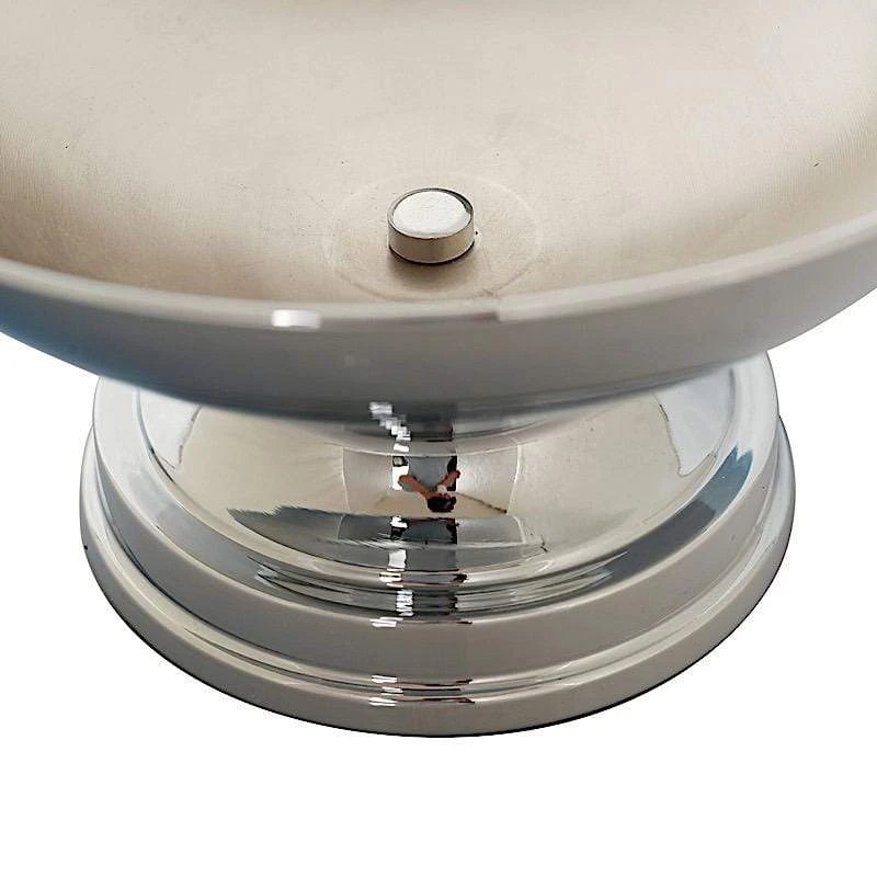 12" Tall Wedding Centerpiece Pedestal Table Compote Vase Bowl 14 12" Tall Wedding Centerpiece Pedestal Table Compote Vase Bowl - Image 12