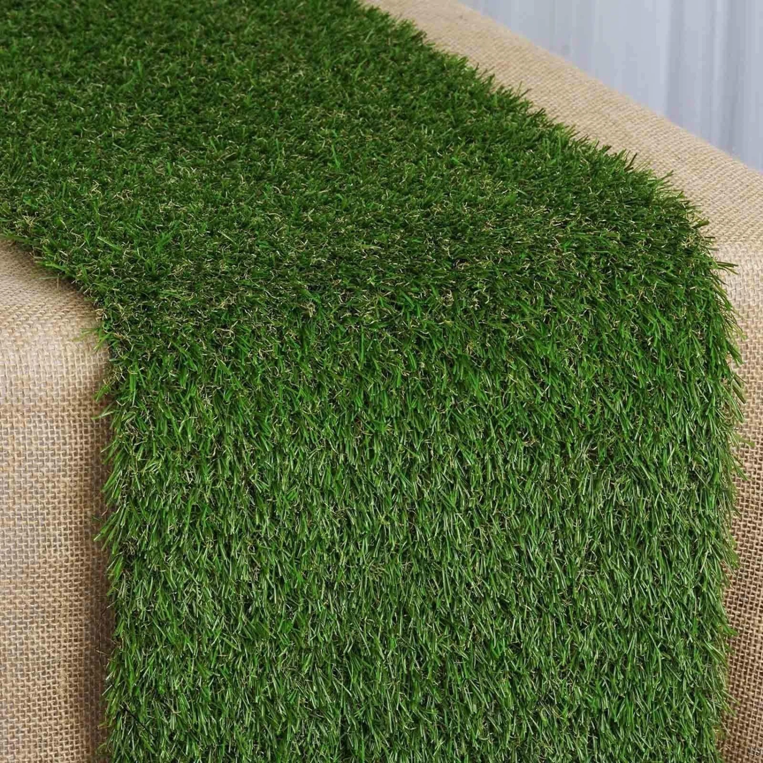 12" X 108" Artificial Green Grass Table Runner 5 12" X 108" Artificial Green Grass Table Runner - Image 3