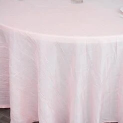 120" Accordion Crinkled Taffeta Round Tablecloth 39 120" Accordion Crinkled Taffeta Round Tablecloth -Optimal Home Decoration 120 accordion crinkled taffeta round tablecloth 28965784322111