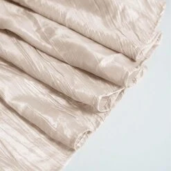 120" Accordion Crinkled Taffeta Round Tablecloth 25 120" Accordion Crinkled Taffeta Round Tablecloth -Optimal Home Decoration 120 accordion crinkled taffeta round tablecloth 28978424676415