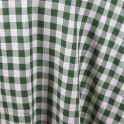 120" Checkered Gingham Polyester Round Tablecloth -Optimal Home Decoration 120 checkered gingham polyester round tablecloth 28965787828287