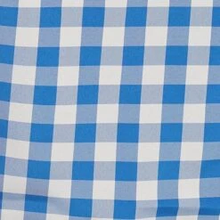 120" Checkered Gingham Polyester Round Tablecloth -Optimal Home Decoration 120 checkered gingham polyester round tablecloth 28978471043135