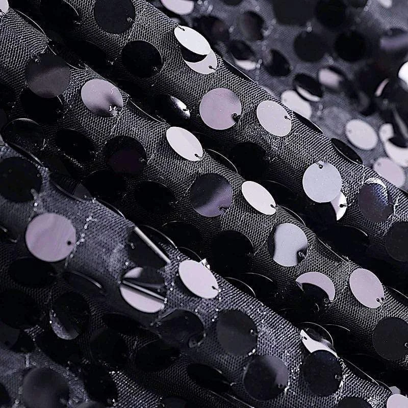 120" Large Payette Sequin Round Tablecloth 8 120" Large Payette Sequin Round Tablecloth - Image 6