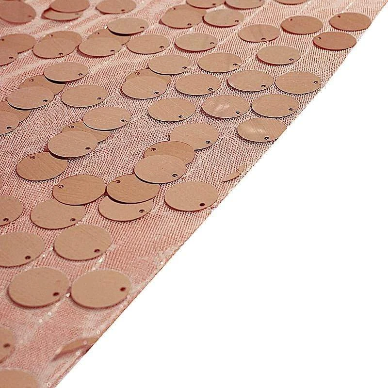 120" Large Payette Sequin Round Tablecloth 13 120" Large Payette Sequin Round Tablecloth - Image 11