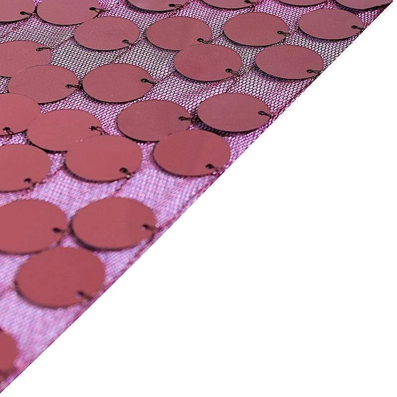 120" Large Payette Sequin Round Tablecloth 19 120" Large Payette Sequin Round Tablecloth - Image 17
