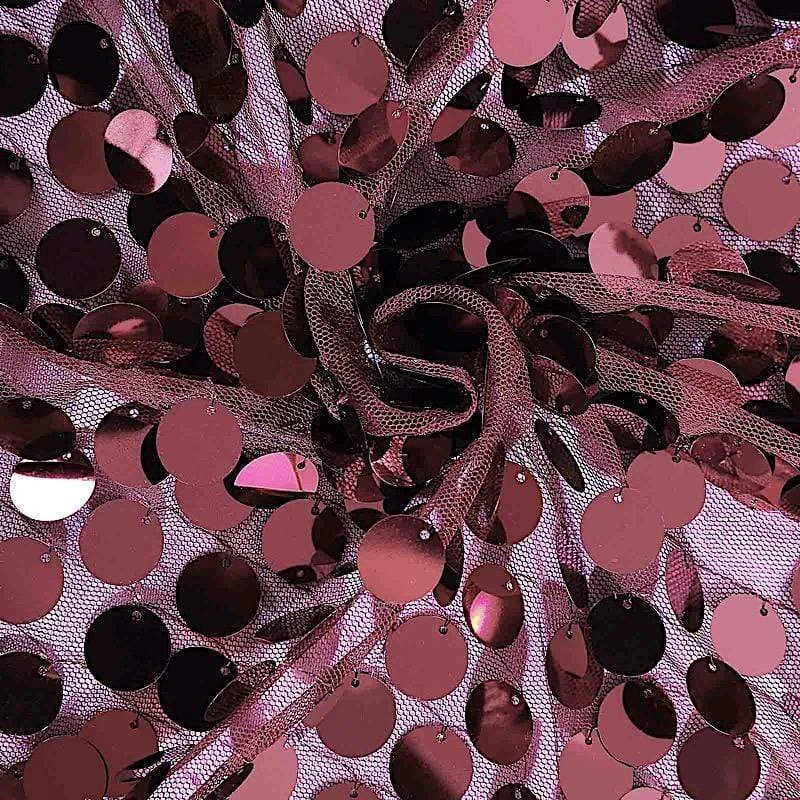 120" Large Payette Sequin Round Tablecloth 20 120" Large Payette Sequin Round Tablecloth - Image 18