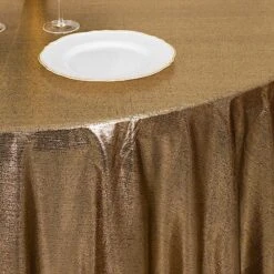 120" Polyester Round Tablecloth With Sequin Dots 25 120" Polyester Round Tablecloth With Sequin Dots -Optimal Home Decoration 120 polyester round tablecloth with sequin dots 31009096630335