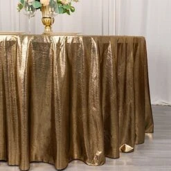 120" Polyester Round Tablecloth With Sequin Dots 27 120" Polyester Round Tablecloth With Sequin Dots -Optimal Home Decoration 120 polyester round tablecloth with sequin dots 31009096728639