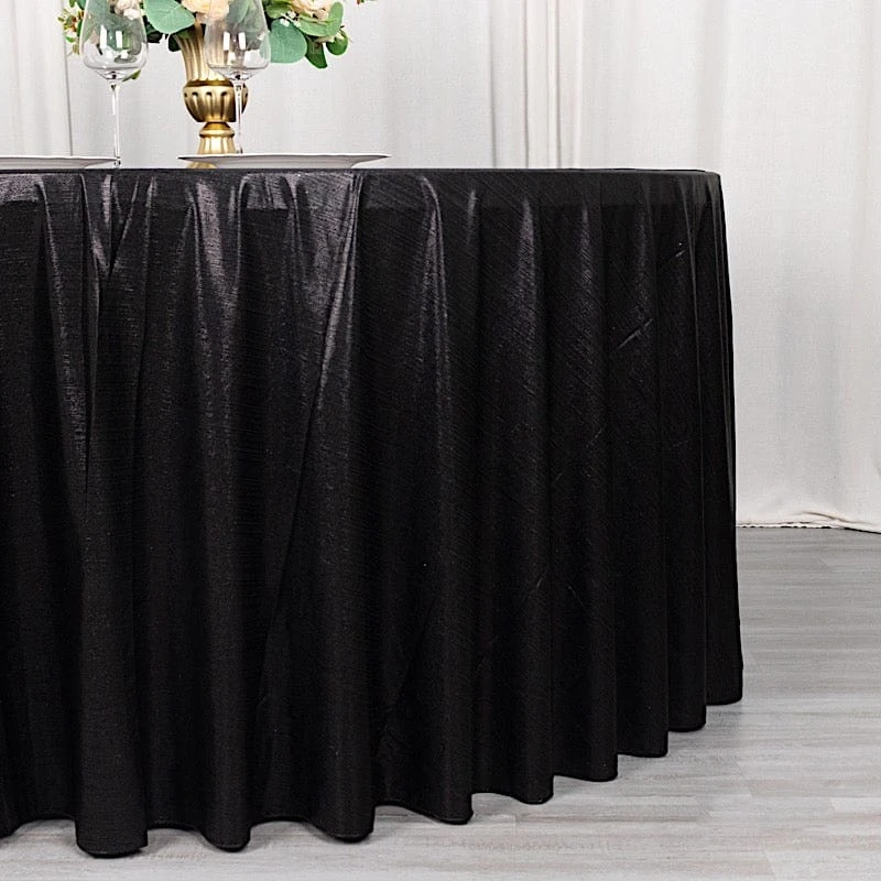 120" Polyester Round Tablecloth With Sequin Dots 20 120" Polyester Round Tablecloth With Sequin Dots - Image 18