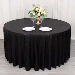 120" Polyester Round Tablecloth With Sequin Dots 34 120" Polyester Round Tablecloth With Sequin Dots -Optimal Home Decoration 120 polyester round tablecloth with sequin dots 31009098137663