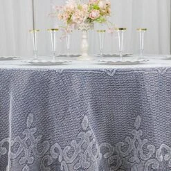 120" Premium Lace Round Tablecloth -Optimal Home Decoration 120 premium lace round tablecloth 30722341896255