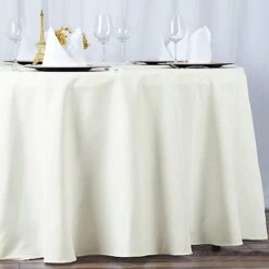 120" Premium Polyester Round Tablecloth Wedding Table Linens 35 120" Premium Polyester Round Tablecloth Wedding Table Linens -Optimal Home Decoration 120 premium polyester round tablecloth wedding table linens 29290981064767