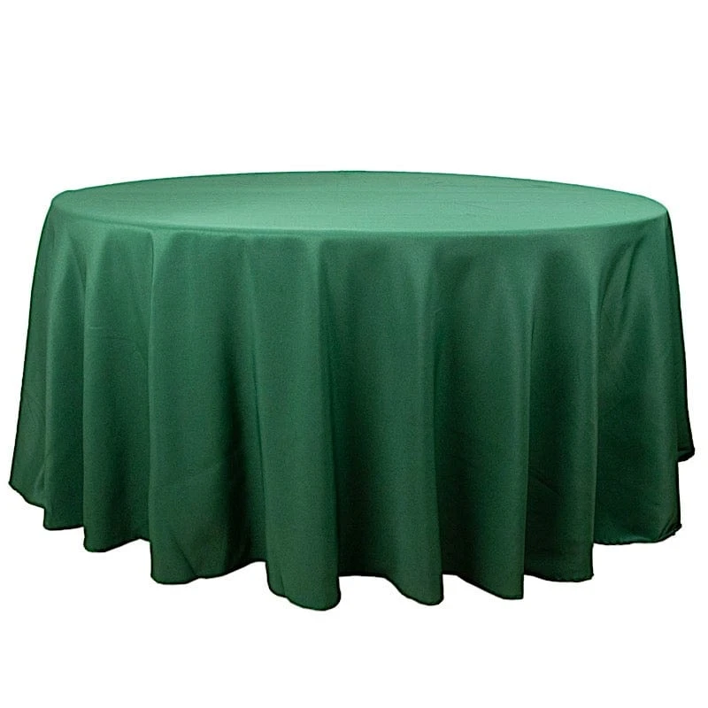 120" Premium Polyester Round Tablecloth Wedding Table Linens 17 120" Premium Polyester Round Tablecloth Wedding Table Linens - Image 15