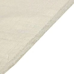 120" Round Premium Faux Burlap Polyester Tablecloth 28 120" Round Premium Faux Burlap Polyester Tablecloth -Optimal Home Decoration 120 round premium faux burlap polyester tablecloth 28965818368063