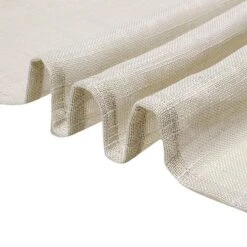120" Round Premium Faux Burlap Polyester Tablecloth 30 120" Round Premium Faux Burlap Polyester Tablecloth -Optimal Home Decoration 120 round premium faux burlap polyester tablecloth 28965818400831