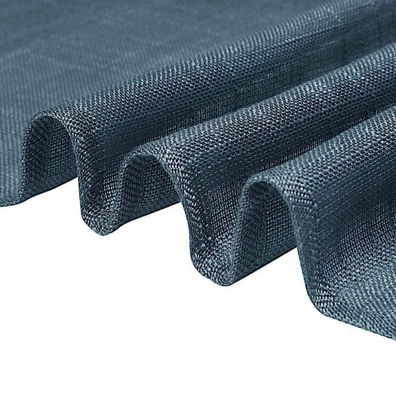 120" Round Premium Faux Burlap Polyester Tablecloth 16 120" Round Premium Faux Burlap Polyester Tablecloth - Image 14