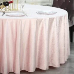 120" Round Premium Velvet Tablecloth -Optimal Home Decoration 120 round premium velvet tablecloth 28965822758975