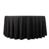 120" Scuba Polyester Round Tablecloth Wedding Table Linens -Optimal Home Decoration 120 scuba polyester round tablecloth wedding table linens tab scuba 120 blk 30974078091327