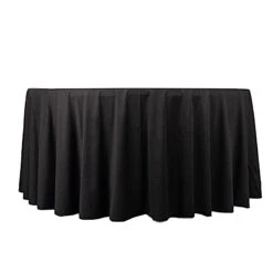 120" Scuba Polyester Round Tablecloth Wedding Table Linens