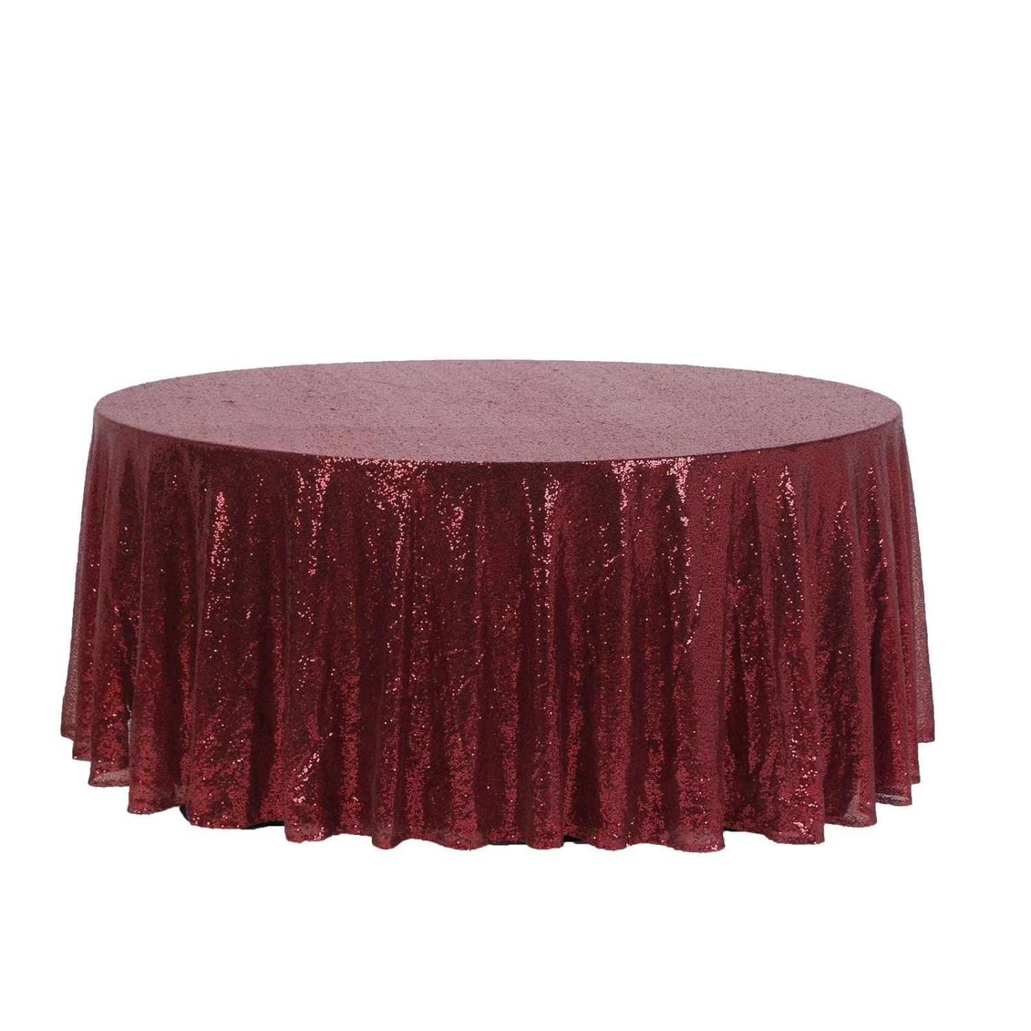120" Sequined Round Tablecloth 6 120" Sequined Round Tablecloth - Image 4