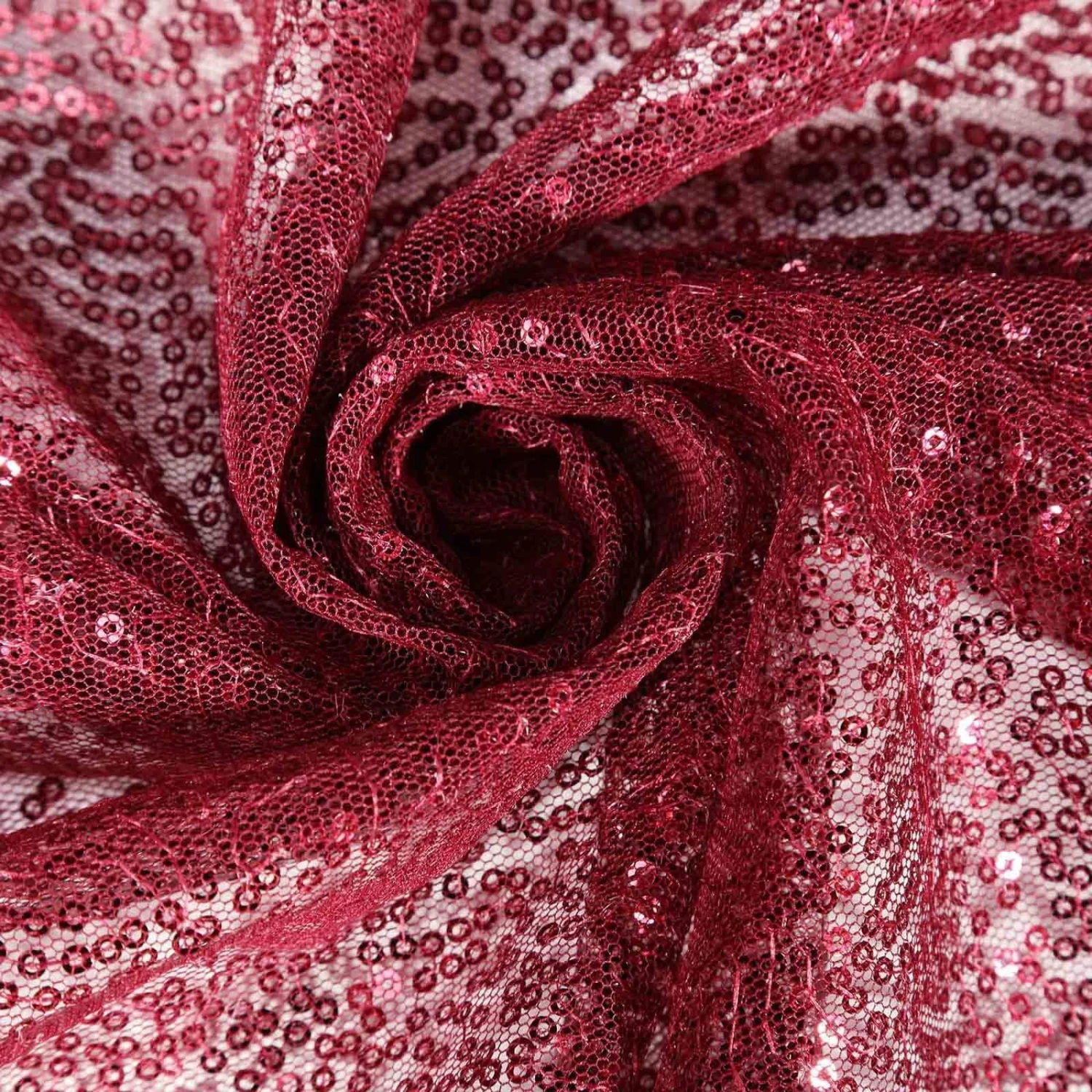 120" Sequined Round Tablecloth 10 120" Sequined Round Tablecloth - Image 8