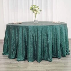 120" Sequined Round Tablecloth 40 120" Sequined Round Tablecloth -Optimal Home Decoration 120 sequined round tablecloth 28965844680767