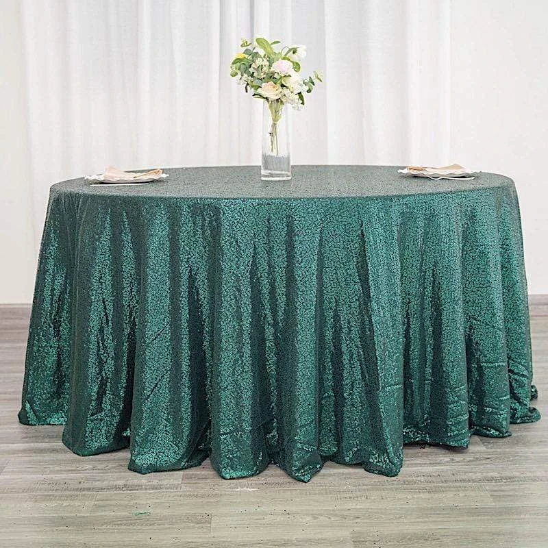 120" Sequined Round Tablecloth 21 120" Sequined Round Tablecloth - Image 19