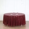 120" Sequined Round Tablecloth -Optimal Home Decoration 120 sequined round tablecloth tab 02 120 burg 28965843206207
