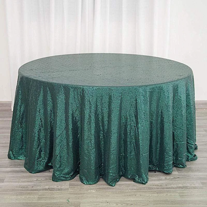 120" Sequined Round Tablecloth 19 120" Sequined Round Tablecloth - Image 17