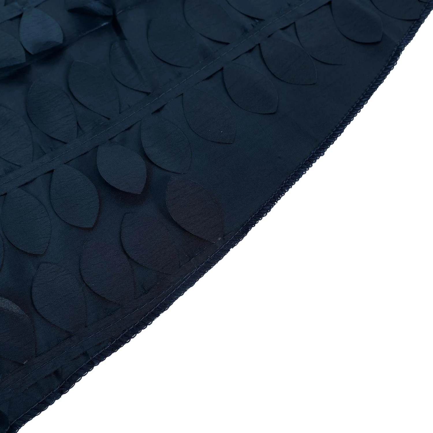 120" Taffeta Round Tablecloth With Leaf Petals Design 22 120" Taffeta Round Tablecloth With Leaf Petals Design - Image 20