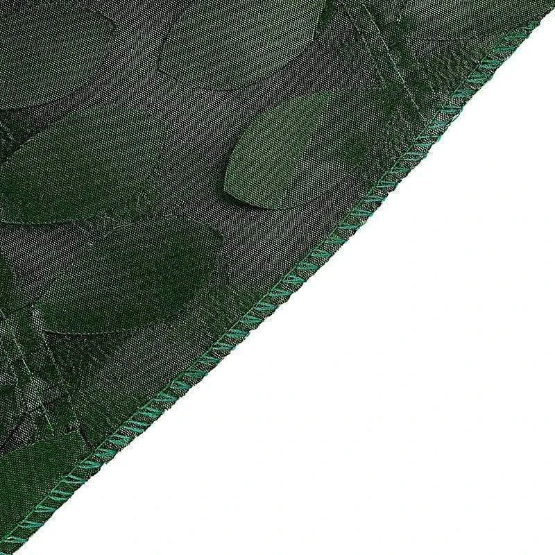 120" Taffeta Round Tablecloth With Leaf Petals Design 13 120" Taffeta Round Tablecloth With Leaf Petals Design - Image 11
