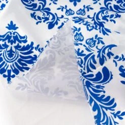120" Velvet Damask Flocking Taffeta Round Tablecloth -Optimal Home Decoration 120 velvet damask flocking taffeta round tablecloth 30944146587711