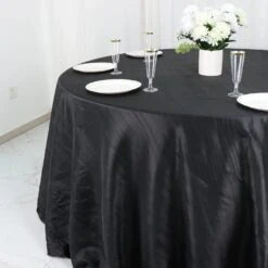 132" Accordion Crinkled Taffeta Round Tablecloth 37 132" Accordion Crinkled Taffeta Round Tablecloth -Optimal Home Decoration 132 accordion crinkled taffeta round tablecloth 30388154335295