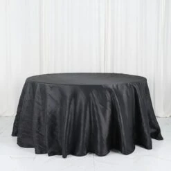 132" Accordion Crinkled Taffeta Round Tablecloth 34 132" Accordion Crinkled Taffeta Round Tablecloth -Optimal Home Decoration 132 accordion crinkled taffeta round tablecloth 30388154400831