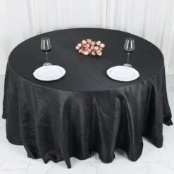 132" Accordion Crinkled Taffeta Round Tablecloth 32 132" Accordion Crinkled Taffeta Round Tablecloth -Optimal Home Decoration 132 accordion crinkled taffeta round tablecloth 30388154597439