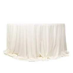 132" Scuba Polyester Round Tablecloth Wedding Table Linens 31 132" Scuba Polyester Round Tablecloth Wedding Table Linens -Optimal Home Decoration 132 premium scuba round tablecloth tab scuba 136 ivr 30970152386623