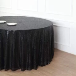 132" Sequined Round Tablecloth -Optimal Home Decoration 132 sequined round tablecloth 28965867978815