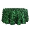 132" Taffeta Round Tablecloth With Leaf Petals Design 2 132" Taffeta Round Tablecloth With Leaf Petals Design -Optimal Home Decoration 132 taffeta round tablecloth with leaf petals design tab leaf 136 grn 29501268623423