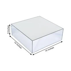 14" Acrylic Display Box Cake Stand Mirror Pedestal Riser 41 14" Acrylic Display Box Cake Stand Mirror Pedestal Riser -Optimal Home Decoration 14 acrylic display box cake stand mirror pedestal riser 28992078938175
