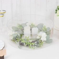 Round Acrylic Cake Stand Pedestal Riser With Hollow Bottom - Clear 27 Round Acrylic Cake Stand Pedestal Riser With Hollow Bottom - Clear -Optimal Home Decoration 14 round acrylic cake stand pedestal riser with hollow bottom clear prop box 001r 14 clr 30916319445055