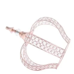 14" Tall Metal Crystal Beaded Royal Crown Cake Topper -Optimal Home Decoration 14 tall metal crystal beaded royal crown cake topper 28929352433727