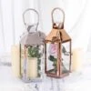 14" Tall Metal Lantern Candle Holder -Optimal Home Decoration 14 tall metal lantern candle holder 28929474920511