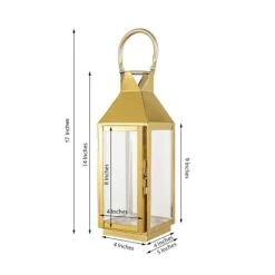 14" Tall Metal Lantern Candle Holder 30 14" Tall Metal Lantern Candle Holder -Optimal Home Decoration 14 tall metal lantern candle holder 28929475182655