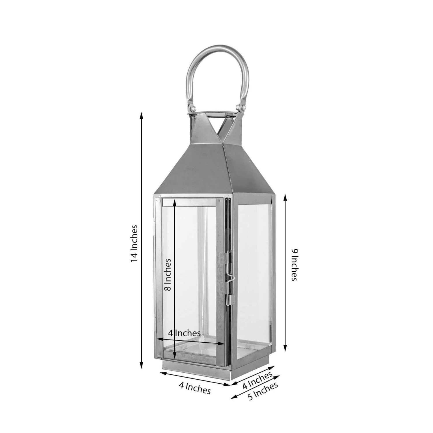 14" Tall Metal Lantern Candle Holder 18 14" Tall Metal Lantern Candle Holder - Image 16
