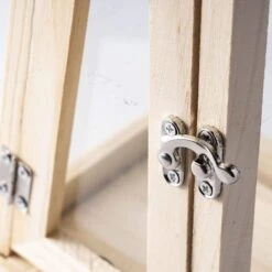 14" Tall Wood Lantern Votive Candle Holder - Natural -Optimal Home Decoration 14 tall wood lantern votive candle holder natural cand lant006 s nat 28549053972543