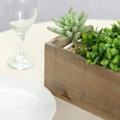 14" X 5" Natural Wood Rectangular Plant Holder Boxes Centerpieces 22 14" X 5" Natural Wood Rectangular Plant Holder Boxes Centerpieces -Optimal Home Decoration 14 x 5 natural wood rectangular plant holder boxes centerpieces 28968469102655