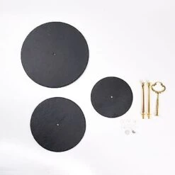 15" Tall 3 Tier Dessert Stand Round Stone Plates Cupcake Holder - Black With Gold 13 15" Tall 3 Tier Dessert Stand Round Stone Plates Cupcake Holder - Black With Gold -Optimal Home Decoration 15 tall 3 tier stone dessert stand round cupcake holder black with gold cake stne r001 3 blk 29125787975743